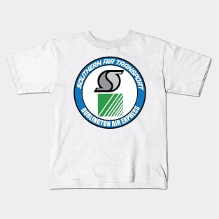 The PARANOIA CIA Airlines Collection: Southern Air Transport: Burlington Air Express Kids T-Shirt